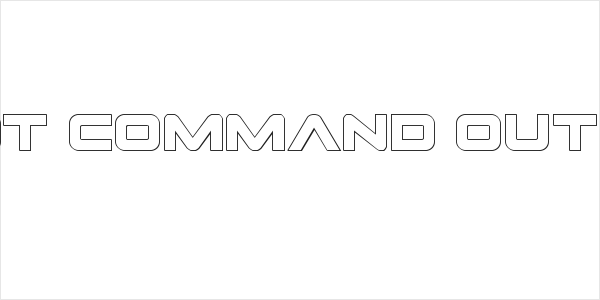 Pilot Command Outline Logo