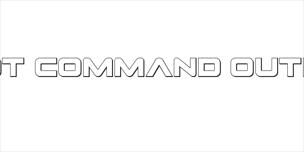 Pilot Command Outline Logo