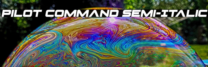 Pilot Command Semi-Italic Example 1