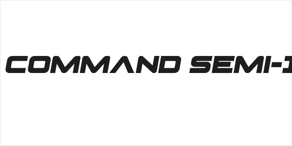 Pilot Command Semi-Italic Logo