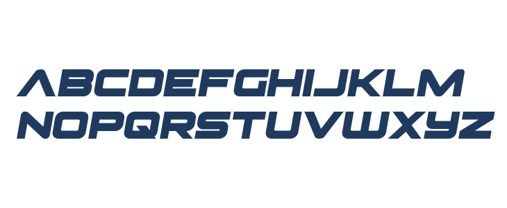 Pilot Command Semi-Italic Lowercase