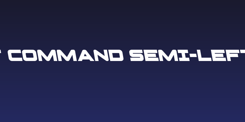 Pilot Command Semi-Leftalic Social Header