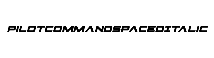 Pilot Command Spaced Italic  baixar fontes gratis