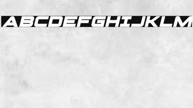 Pilot Command Spaced Italic Font examples