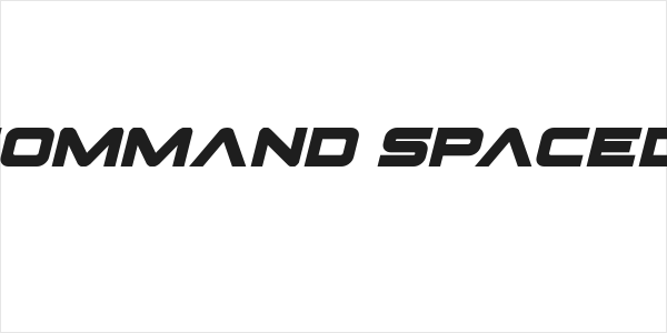 Pilot Command Spaced Italic Logo