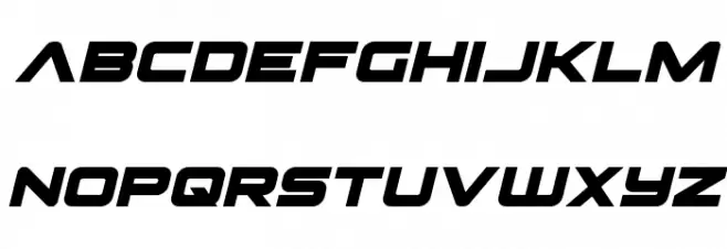 Pilot Command Spaced Italic フォント 小文字