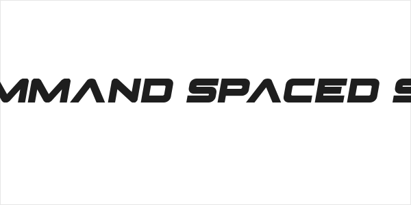 Pilot Command Spaced Semi-Ital Logo