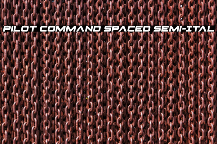 Pilot Command Spaced Semi-Ital Example 1