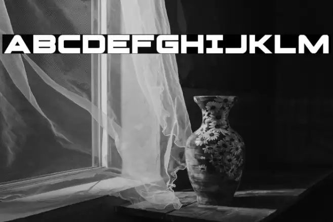 Pilot Command Spaced Font examples