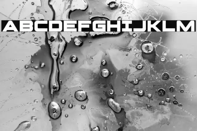 Pilot Command Spaced Font examples