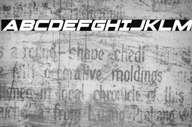 Pilot Command Super-Italic Font examples