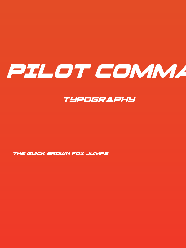 Pilot Command Super-Italic Poster