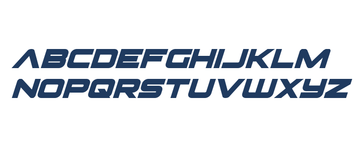 Pilot Command Super-Italic Lowercase