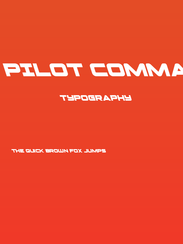 Pilot Command Super-Leftalic Poster