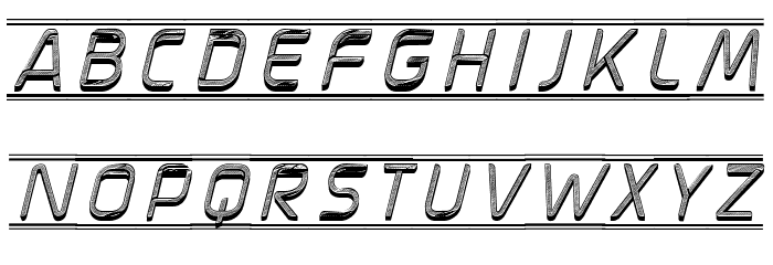 Pilot Italic Font LOWERCASE
