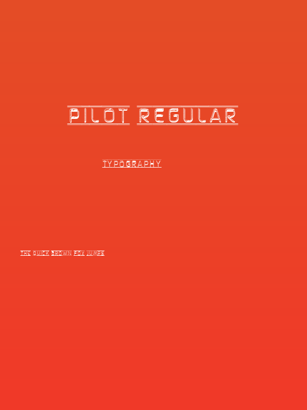 Pilot Regular Poster