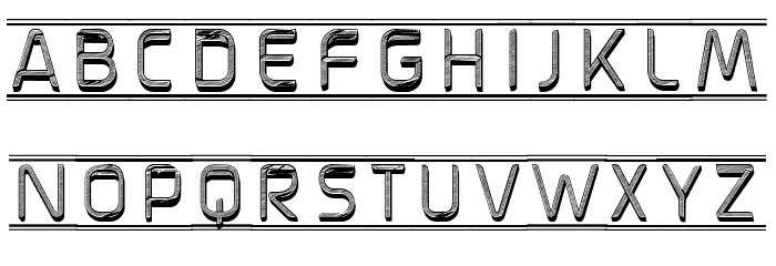 Pilot Regular Font LOWERCASE