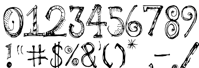 PilotLLJ Font OTHER CHARS