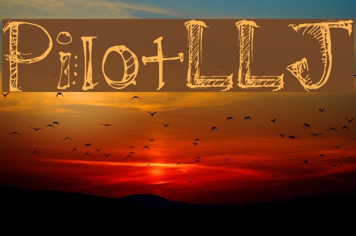 PilotLLJ Font examples