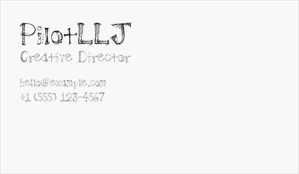 PilotLLJ Business Card