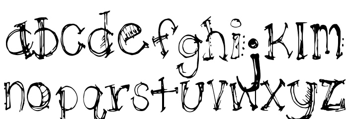 PilotLLJ Font LOWERCASE