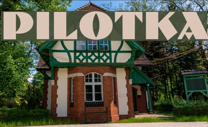 Pilotka Font examples
