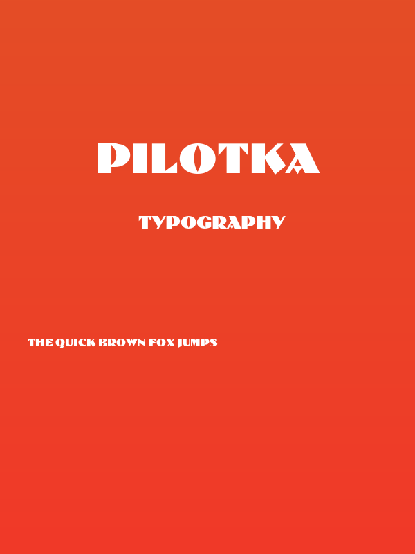 Pilotka Poster