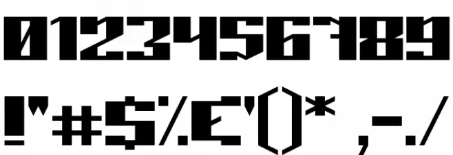 Piloton G Regular Font OTHER CHARS