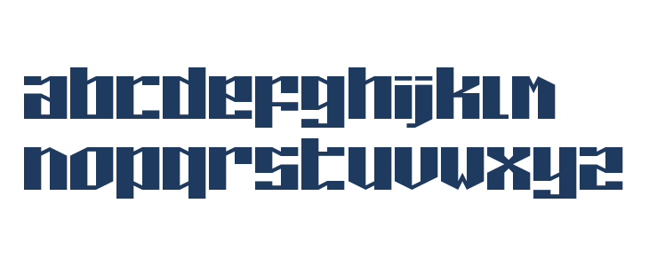 Piloton G Regular Lowercase