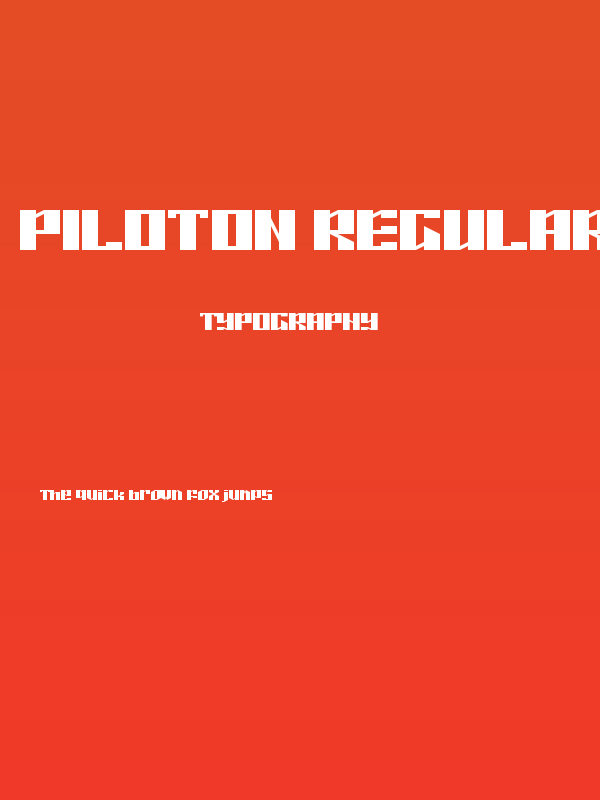 Piloton Regular Poster