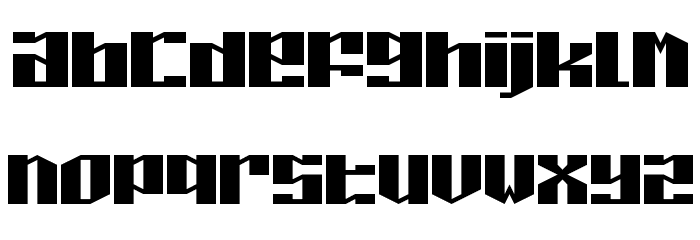 Piloton Regular Font LOWERCASE