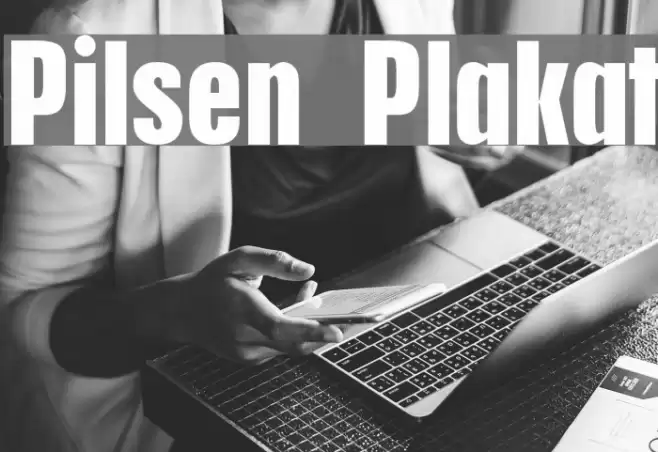 Pilsen Plakat Font examples