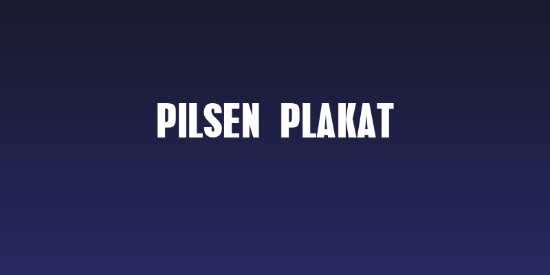 Pilsen Plakat Social Header