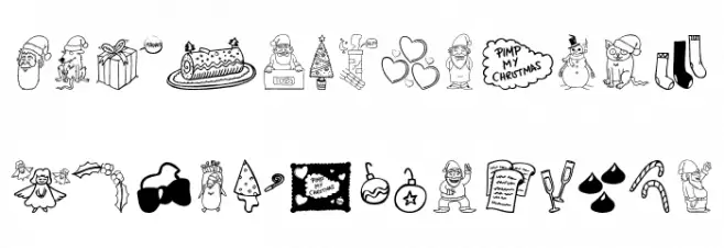 Pimp My Christmas_PersonalUseOnly Schriftart Groß