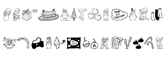 Pimp My Christmas_PersonalUseOnly Font LOWERCASE