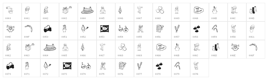 Pimp My Christmas Character Map