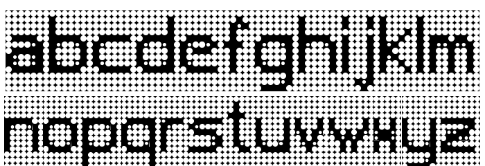 Pimples Regular Font LOWERCASE