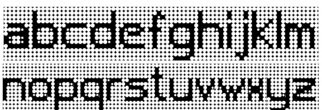 Pimples Regular Font LOWERCASE