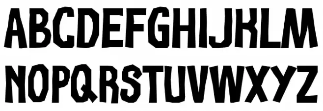 Pina-Colada Schriftart Groß