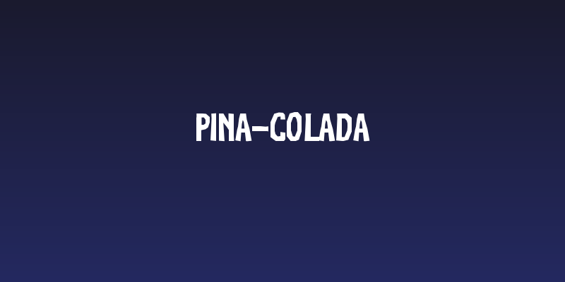 Pina-Colada Social Header