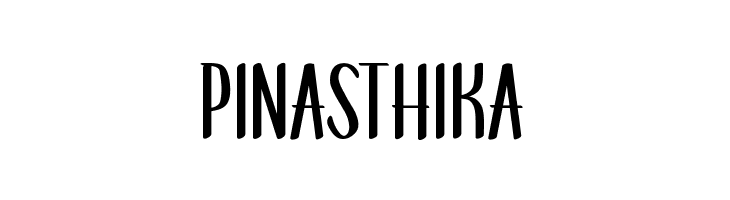 Pinasthika  Frei Schriftart Herunterladen