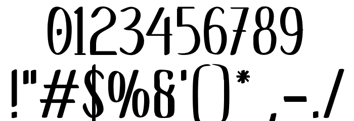 Pinasthika Font OTHER CHARS