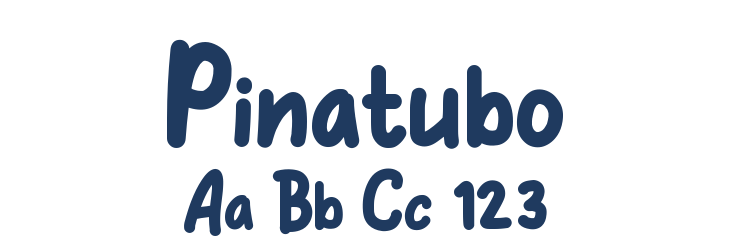 Pinatubo Font Preview