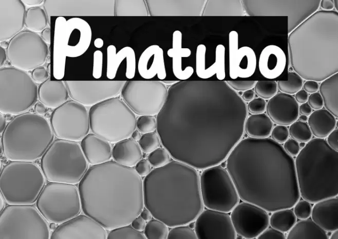 Pinatubo Schriftart examples