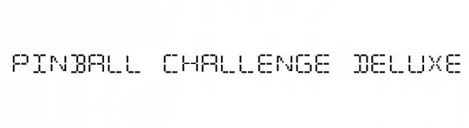 Pinball Challenge Deluxe  Fuentes Gratis Descargar