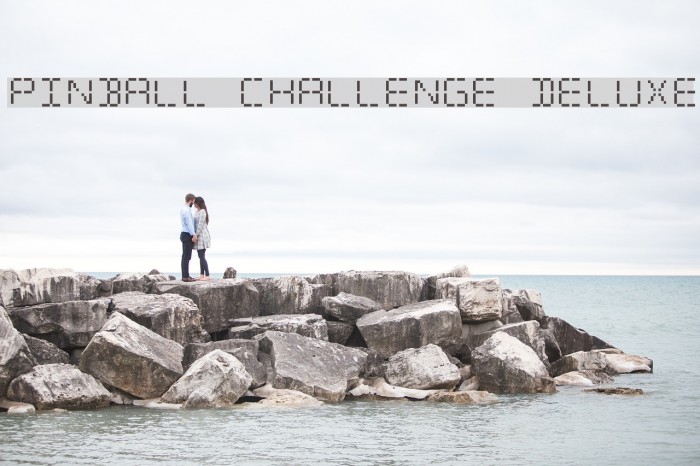 Pinball Challenge Deluxe फ़ॉन्ट examples