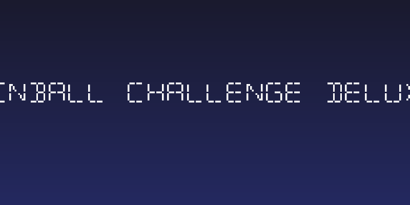 Pinball Challenge Deluxe Social Header