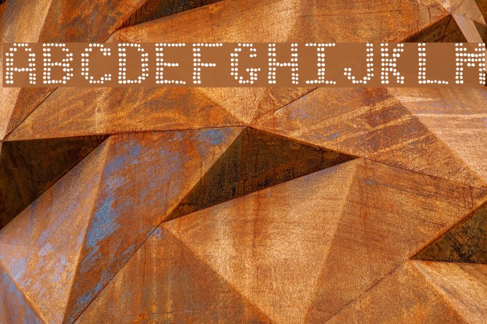 Pinball Data Font examples