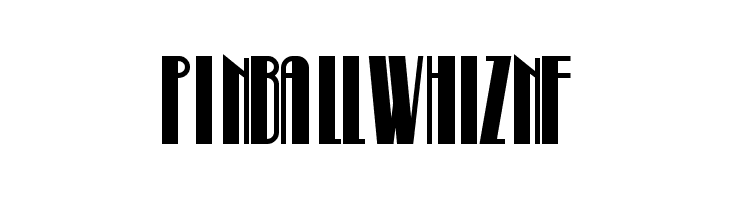 PinballWhizNF  Frei Schriftart Herunterladen