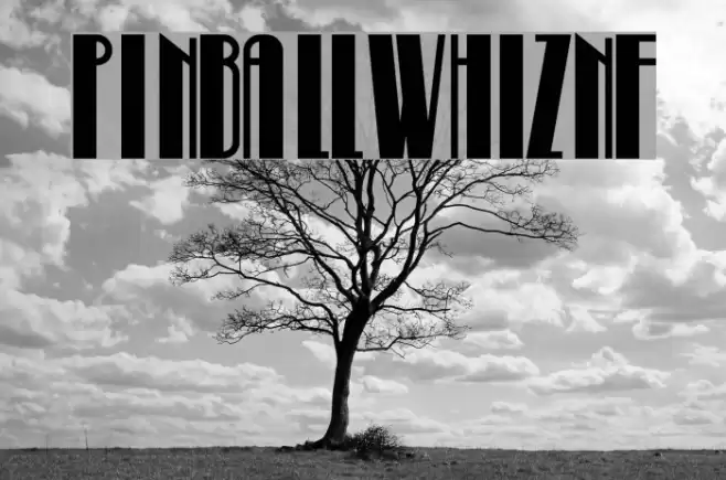 PinballWhizNF Font examples